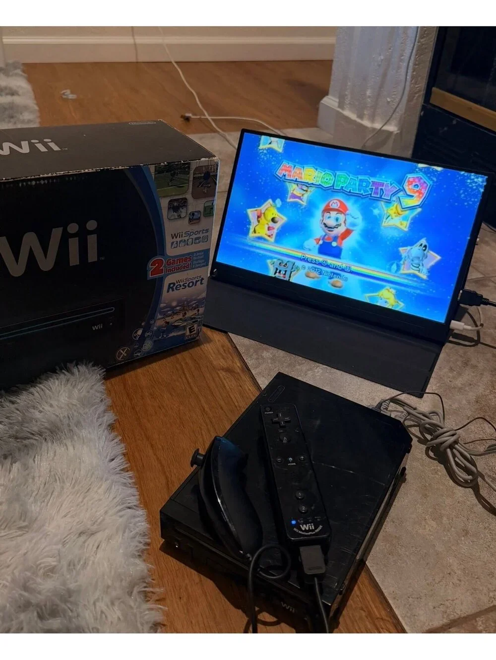 Nintendo Wii Black Console